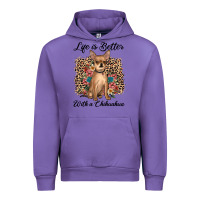 Tulip life is better with a chihuahua Urban Hoodie - JahusDesignShop