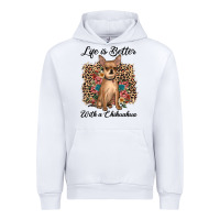 White life is better with a chihuahua Urban Hoodie - JahusDesignShop