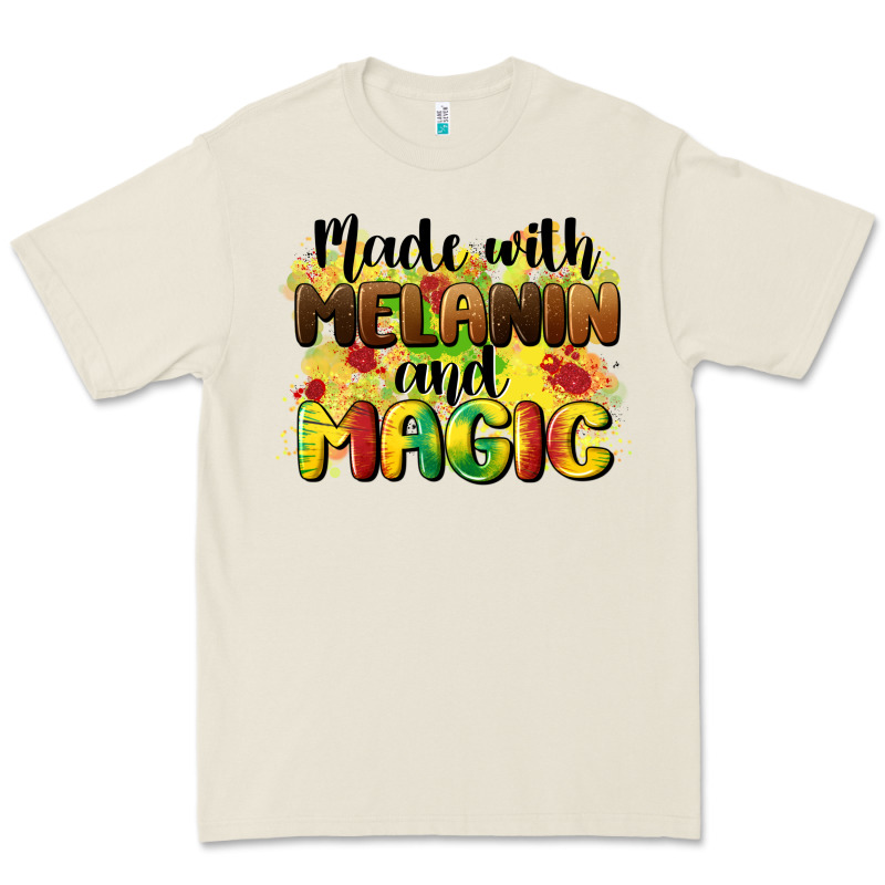 Made With Melanin And Magic Premium Tee by CowGirlArtShop | Teevron