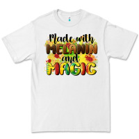 White made with melanin and magic Premium Tee - CowGirlArtShop