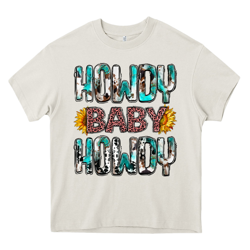Western Howdy Baby Howdy Heavy Core Tee by HowdyJamesFarm | Teevron