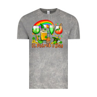Cloud Rock St. Patrick's wine glasses Vintage Tee - OliviaCreatesArt
