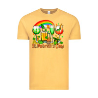 Vintage Mustard St. Patrick's wine glasses Vintage Tee - OliviaCreatesArt