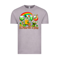 St. Patrick's Wine Glasses Vintage Tee | Teevron