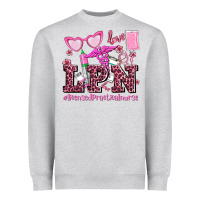 Heather Grey valentines day lpn licensed practical nurse Heavyweight Sweatshirt - AdoDesignShop