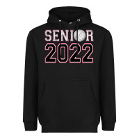 Black senior volleyball Heavyweight Hoodie - AdoDesignShop