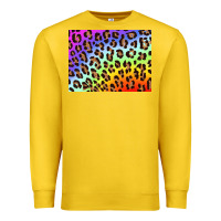 Lemon leopard background rainbow 3200x2400 Premium Sweatshirt - AdoDesignShop