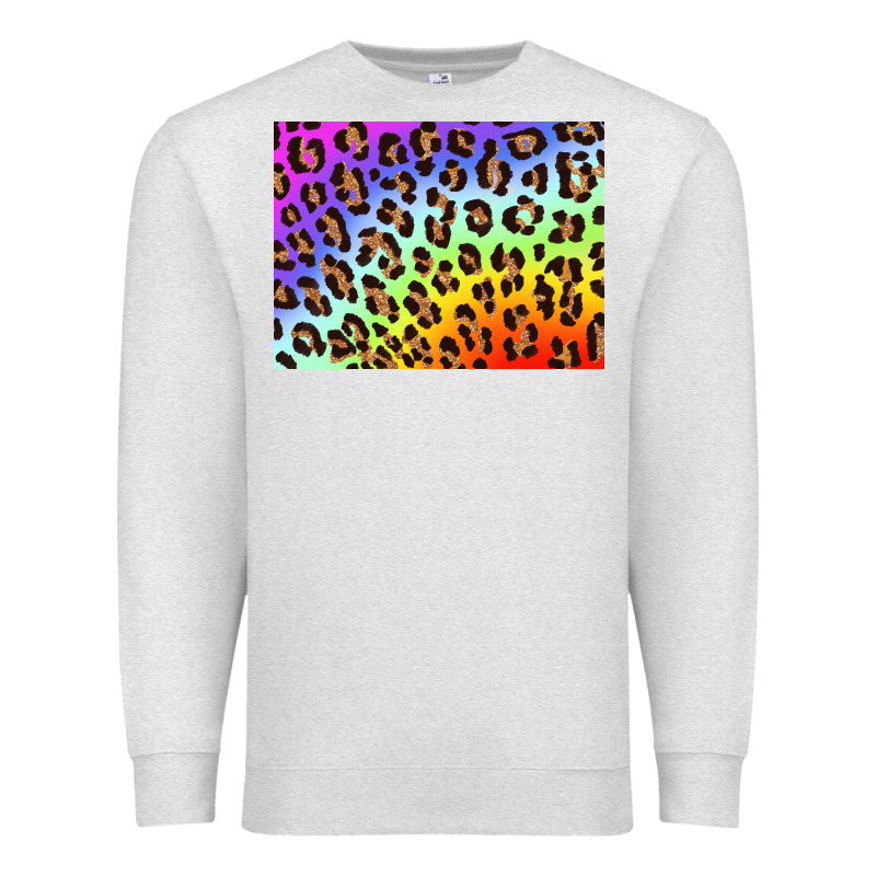 Leopard Background Rainbow 3200x2400 Premium Sweatshirt by AdoDesignShop | Teevron