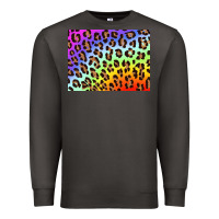 Smoke leopard background rainbow 3200x2400 Premium Sweatshirt - AdoDesignShop