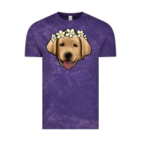 Cloud Purple Labrador Vintage Tee - Jasminsmagicworld