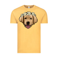 Vintage Mustard Labrador Vintage Tee - Jasminsmagicworld