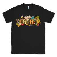 Black fall teacher Classic Tee - CowGirlArtShop