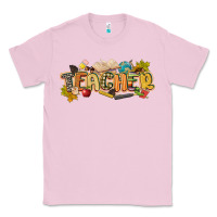 Bubblegum Pink fall teacher Classic Tee - CowGirlArtShop