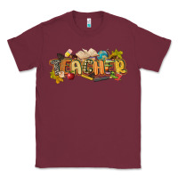 Burgundy fall teacher Classic Tee - CowGirlArtShop