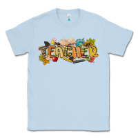 Dusty Blue fall teacher Classic Tee - CowGirlArtShop