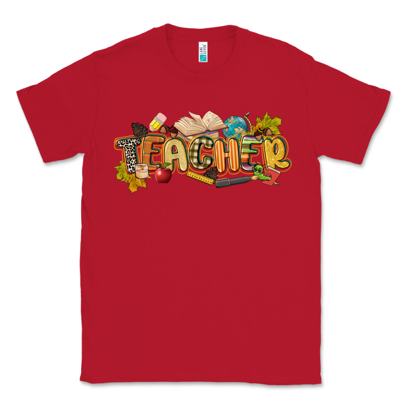 Fall Teacher Classic Tee by CowGirlArtShop | Teevron