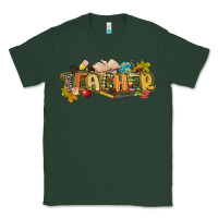 Sports Green fall teacher Classic Tee - CowGirlArtShop