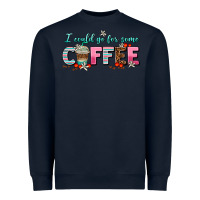 Navy i could go for some coffee Heavyweight Sweatshirt - AdoDesignShop