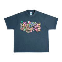 Midnight Navy Nurse Urban Heavy Tee - FaDigitalArtStudio