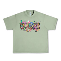 Oil Green Nurse Urban Heavy Tee - FaDigitalArtStudio