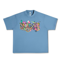 Pebble Blue Nurse Urban Heavy Tee - FaDigitalArtStudio
