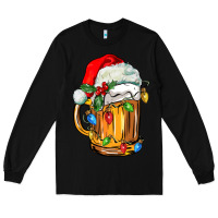 Black christmas beer Long Sleeve Tee - FaDigitalArtStudio