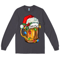 Smoke christmas beer Long Sleeve Tee - FaDigitalArtStudio