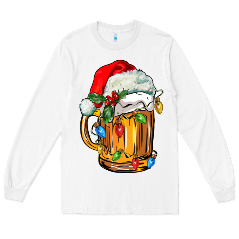 Christmas Beer Long Sleeve Tee by FaDigitalArtStudio | Teevron