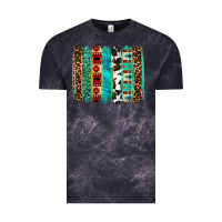 Cloud Black western brushstroke Vintage Tee - OliviaCreatesArt