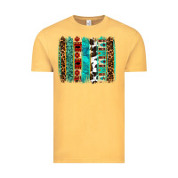 Vintage Mustard western brushstroke Vintage Tee - OliviaCreatesArt