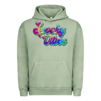 Pigment Oil Green spooky vibes Urban Hoodie - JahusDesignShop
