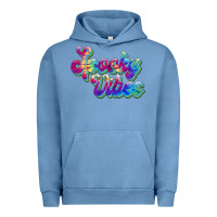 Pigment Pebble Blue spooky vibes Urban Hoodie - JahusDesignShop