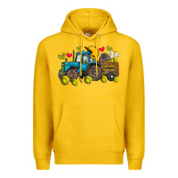 Lemon softball tractor Premium Hoodie - SublimationCraftShop