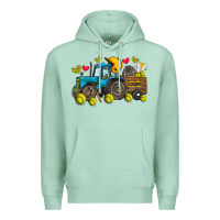 Seafoam softball tractor Premium Hoodie - SublimationCraftShop