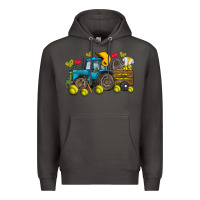 Smoke softball tractor Premium Hoodie - SublimationCraftShop