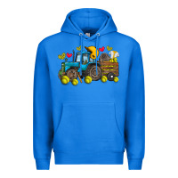 True Royal softball tractor Premium Hoodie - SublimationCraftShop