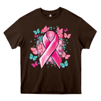 Breast Cancer Ribbon Cancer Awareness Heavy Core Tee | Teevron