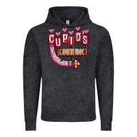 Vintage Black Valentines Day Cupid's Love Lodge Vintage Hoodie - FaDigitalArtStudio
