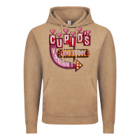 Vintage Coffee Valentines Day Cupid's Love Lodge Vintage Hoodie - FaDigitalArtStudio