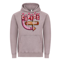 Vintage Zinc Valentines Day Cupid's Love Lodge Vintage Hoodie - FaDigitalArtStudio