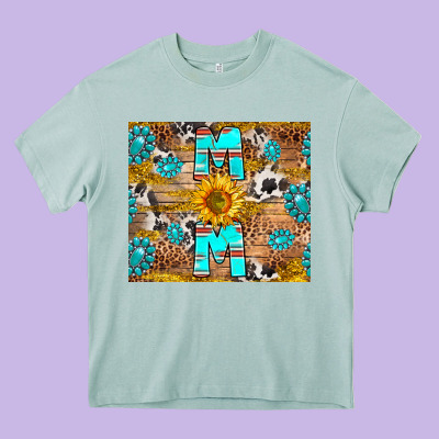 Western Mom Heavy Core Tee Designed By Ranaportraitstore