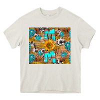 Cream western mom Heavy Core Tee - RanaPortraitStore