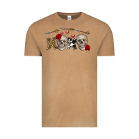 Vintage Camel Xoxo Valentine skulls Valentine's Day Vintage Tee - FaDigitalArtStudio
