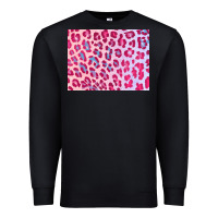 Black leopard background pink shimmer 3200x2400 Premium Sweatshirt - AdoDesignShop