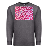Charcoal Heather leopard background pink shimmer 3200x2400 Premium Sweatshirt - AdoDesignShop