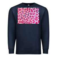 Navy leopard background pink shimmer 3200x2400 Premium Sweatshirt - AdoDesignShop