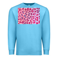 Ocean Blue leopard background pink shimmer 3200x2400 Premium Sweatshirt - AdoDesignShop