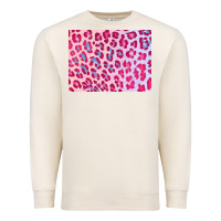 Sandshell leopard background pink shimmer 3200x2400 Premium Sweatshirt - AdoDesignShop