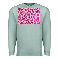 Seafoam leopard background pink shimmer 3200x2400 Premium Sweatshirt - AdoDesignShop