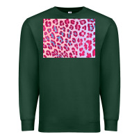 Sports Green leopard background pink shimmer 3200x2400 Premium Sweatshirt - AdoDesignShop